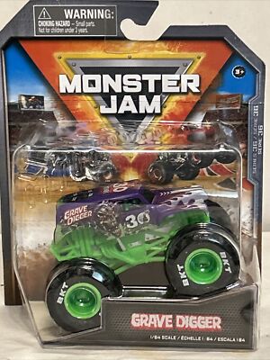 New 2024 Monster Jam 30TH Anniversary GRAVE DIGGER LEGACY TRUCK SERIES 36 3D