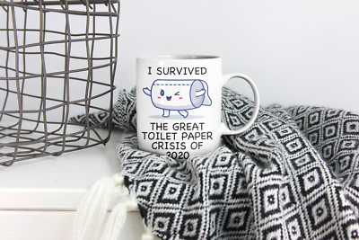 KROPSIS – Taza De Cerámica 'I Survived The Great WC Crisis Of 2020', Ideal Para Regalo Gracioso