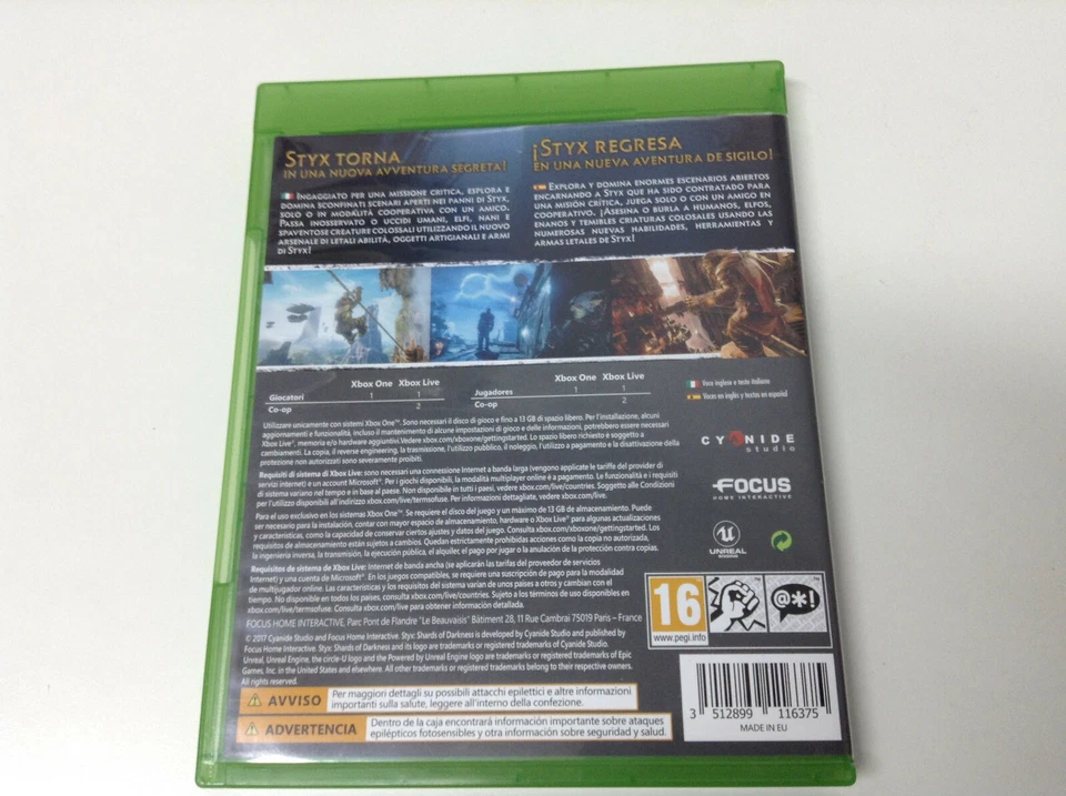 JUEGO XBOX ONE STYX: SHARDS OF DARKNESS XBOXONE 19496952, foto 2 de 3