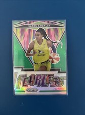 2021 Panini Prizm WNBA Fearless Green #2 Satou Sabally
