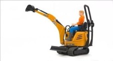 BRUDER JCB Micro escavatore 8010 CTS con figura 62002