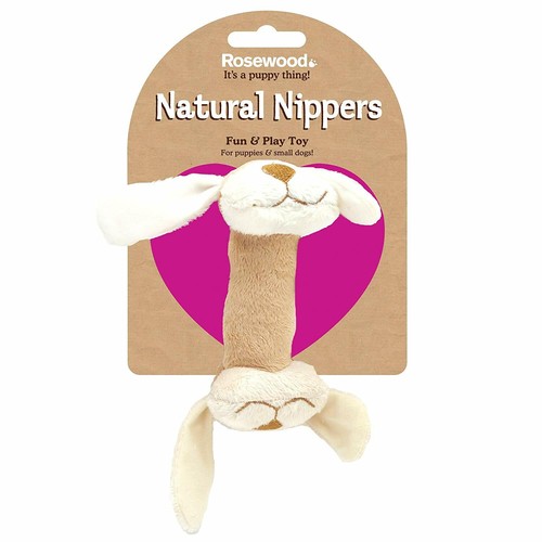 ROSEWOOD NATURAL NIPPERS SOFT PLUSH DOG PUPPY TOYS BALL BLANKET CUSHION RING - Picture 6 of 10