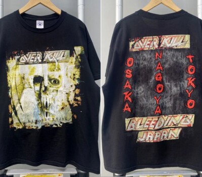 Overkill Bloodletting Bleeding Japan Tour T Shirt Remake tee 2