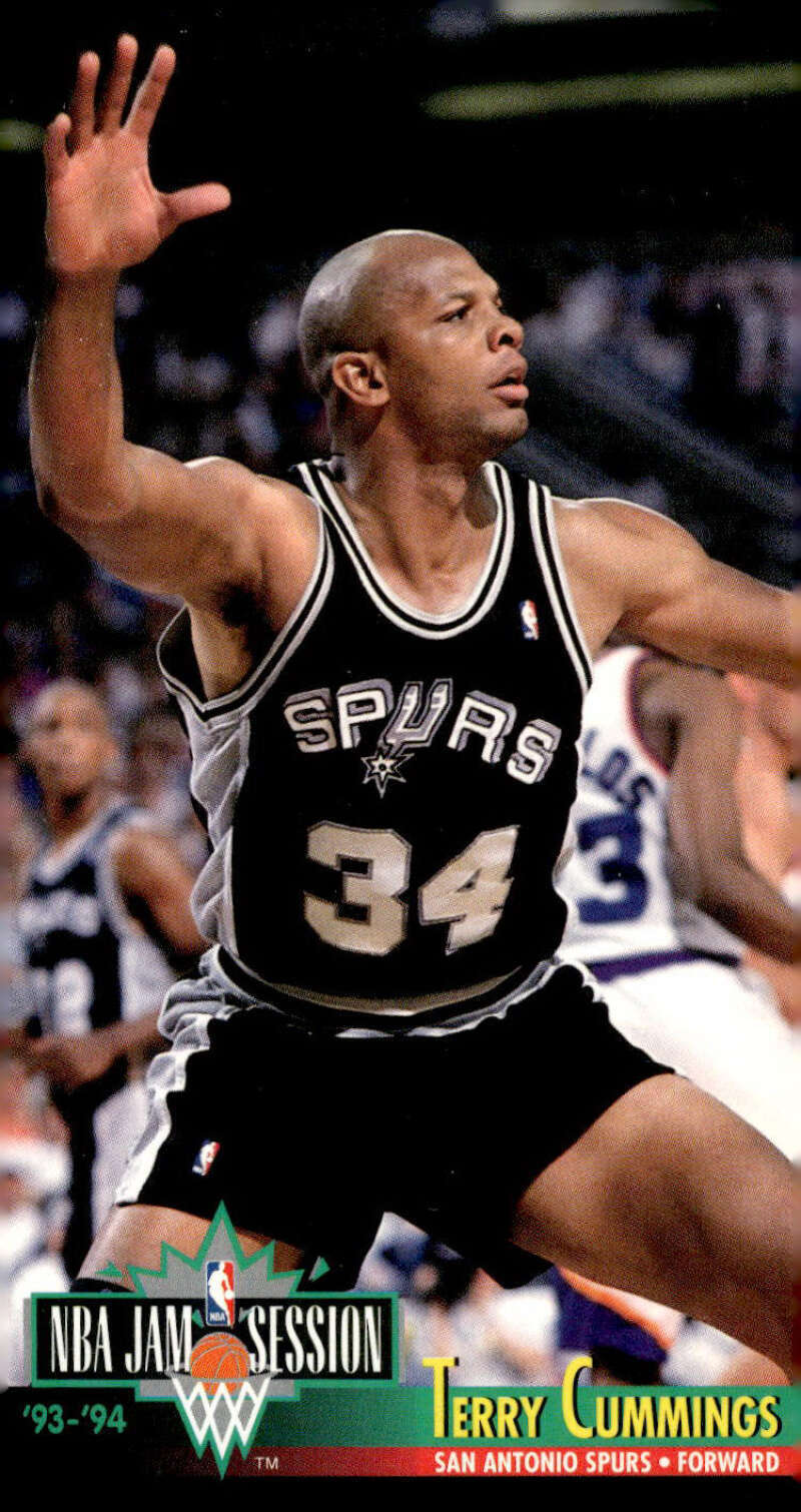 Terry Cummings 1993-94 Fleer Jam Session #203 NBA Spurs ID:120791