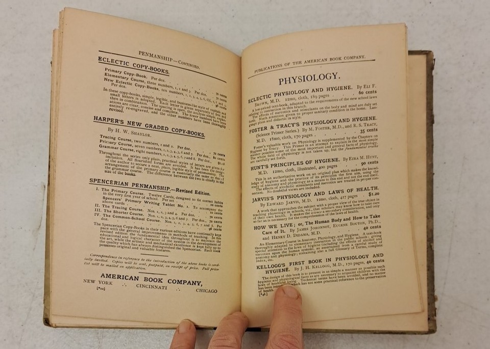 Antique Vintage 1884 Mayhew Bookkeeping, Key To The Eclectic Complete