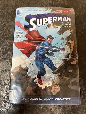 Superman #3 Fury At Worlds End  (DC Comics March 2014) Hard Cover