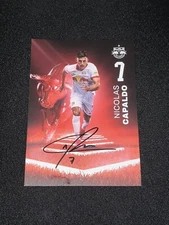 2022-23 Nicolas Capaldo: Hand Signed Red Bull Salzburg Autograph Card 🇦🇷