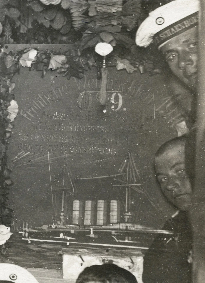 TAMAÑO MÁS GRANDE, SMS Scharnhorst crucero blindado alemán, Navidad, militar, Foto 4 de 4