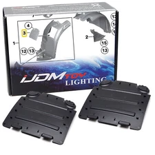 (2) OE-Spec Wheel Well Cover Caps For BMW 2010-2015 E84 X1 Headlight Fog Access