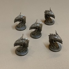 Lot 5 Dragon Monster Miniatures For Dungeons  Dragon D D Figures Board Game