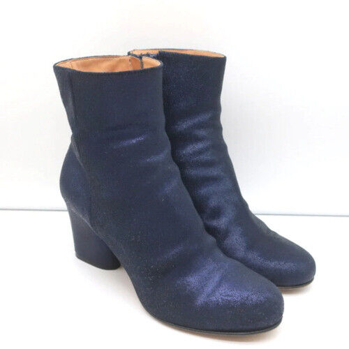 Maison Margiela Boots Leather Black Side Zip Ankle Boots Maison Margiela Boots Leather Black Side Zip Ankle Boots
