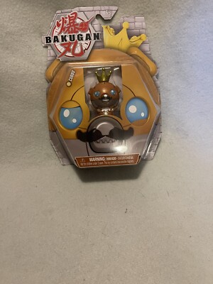 NIP Bakugan Cubbo Gold Crown King Cosplay Edition Geogan Rising Spin Master