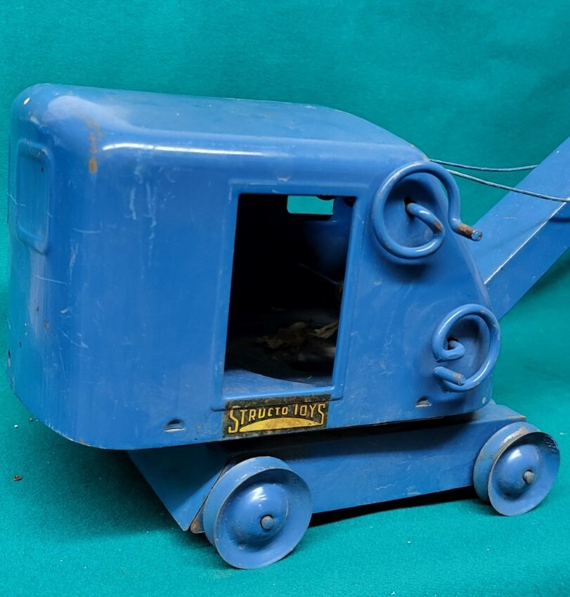 1954 Structo Toys Machinery Hauler With Steam Shovel (Pressed Metal) eBay