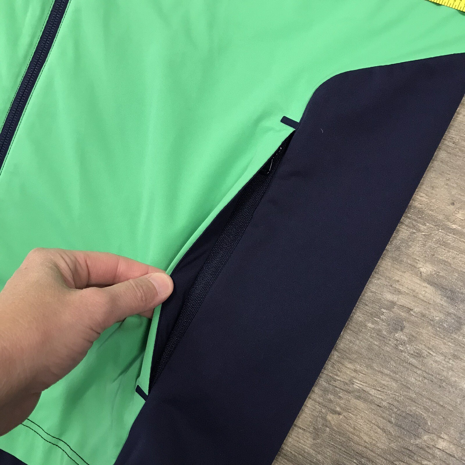 NWT Ralph Lauren RLX Golf Blue Green Zip Jacket Vest Sz Medium Torey Pines $138 thumbnail 9