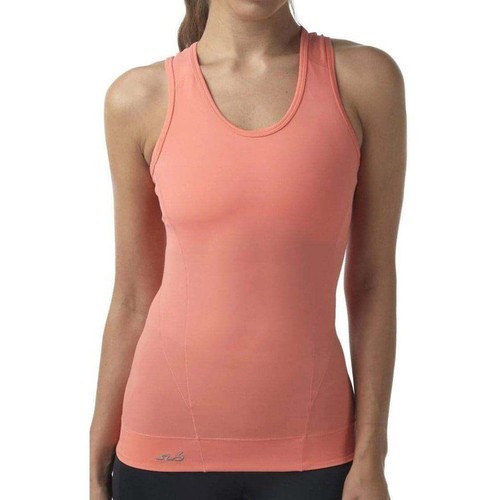 de entrenamiento de compresión doble naranja gimnasio entrenamiento camiseta sin mangas Sub Sports para mujer | eBay