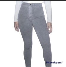American Apparel Women's The Easy Jean Gray Size Large NWOT