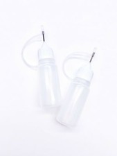 2pcs 10ml Precision Needle Tip Empty Bottles for Glue Liquid Filling Crafts DIY
