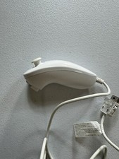 Genuine OEM Nintendo Wii Video Game Nunchuck Controller White RVL-004 VGC