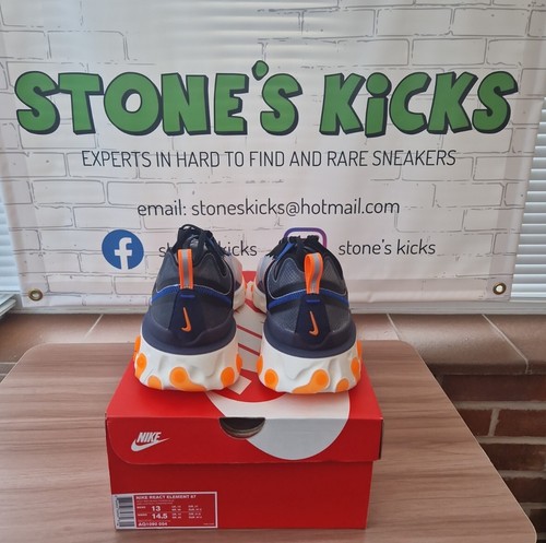 Talla 12 del Reino Unido - Nike React Element 87 Thunder Blue 2018 - Imagen 4 de 6