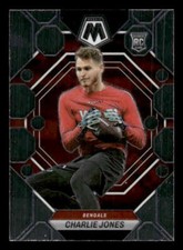 2023 Panini Mosaic #299 Charlie Jones Rookie Cincinnati Bengals