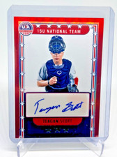 2024 Panini Stars & Stripes TEAGAN SCOTT RC Red AUTO 15/99 #NTS-TS