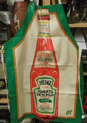 70er Jahre Schürze Heinz Tomaten Ketchup Dodo Designs Werbung