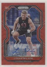 2020 Panini Prizm Rookie Red Wave Prizm Auto /149 Logan Wilson #309 Auto 0g27