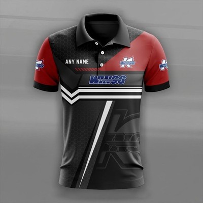 Kalamazoo Wings Personalized Name Multi Color Polo 2026 Fan Gear
