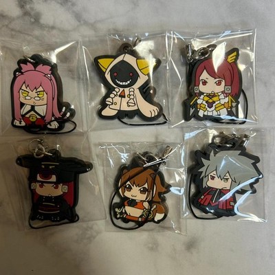 BLAZBLUE Makoto Nanaya Trading Rubber Strap Set Taokaka Kokonoe Izayoi