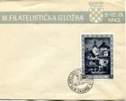 CROATIA 1943 cover st. F.D.C. canc. ZAGREB