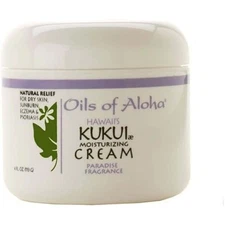 Oils of Aloha KUKUI Moisturizing Cream Paradise Fragrance 4oz - Natural Relief