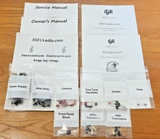 JBL SG520 preamp restoration recap repair upgrade rebuild kit capacitor set