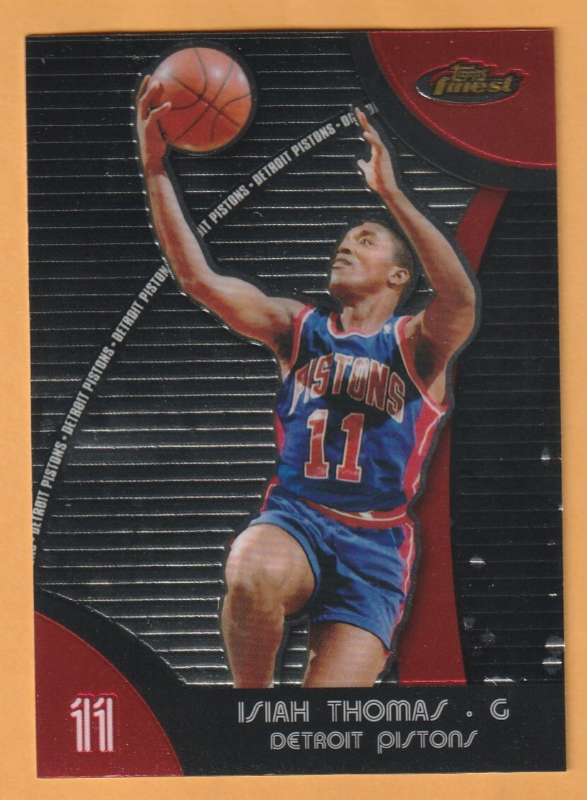 Isiah Thomas Detroit Pistons 2007-08 Finest #41 Indiana Hoosiers