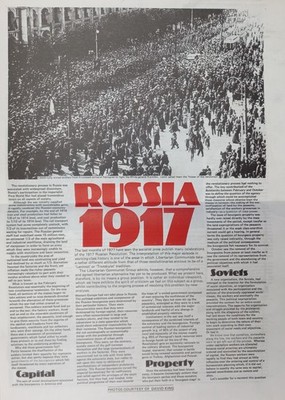 RUSSIA 1917. A LIBERTARIAN COMMUNIST SPECIAL SUPPLEMENT. PUBLISHED BY LCG, C.197