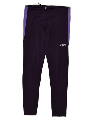 ASICS Womens Tracksuit Trousers UK 14 Medium Purple Polyester AF14
