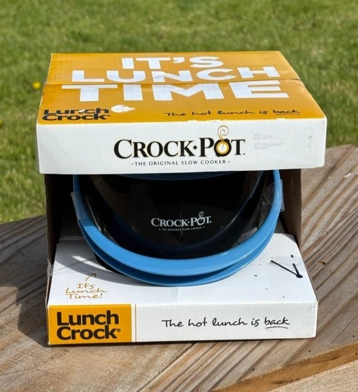 New Black Crock-Pot 20 oz Lunch Crock Food Warmer