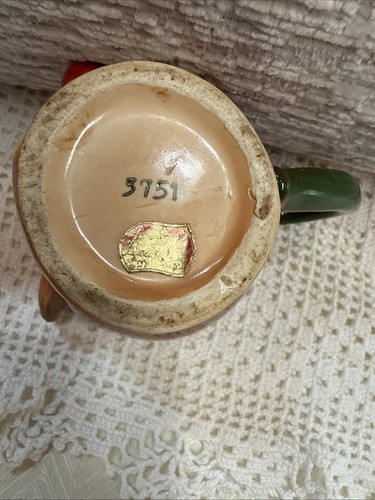 Taza Lefton Rudolph años 1950-1960. Reno Nariz Roja Navidad - Imagen 10 de 21