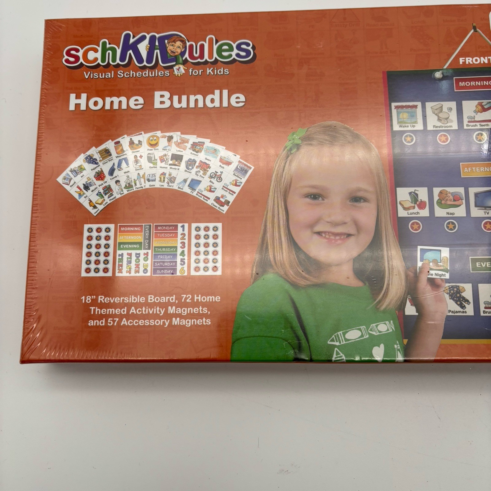 SchKIDules Home Bundle Visual Schedule Kids Magnetic Routine Board. New. Sealed.
