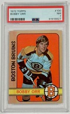 1972 Topps #100 Bobby Orr PSA 7 Near Mint