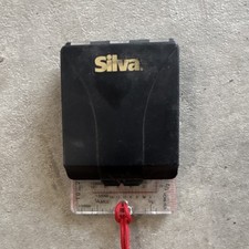 Silva Mirror Sighting Compass w/ Red Lanyard,...