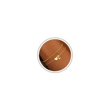 Initial Bracelets for Women Jewelry - 14K Gold Plated Letter Z Bracelet Daint...