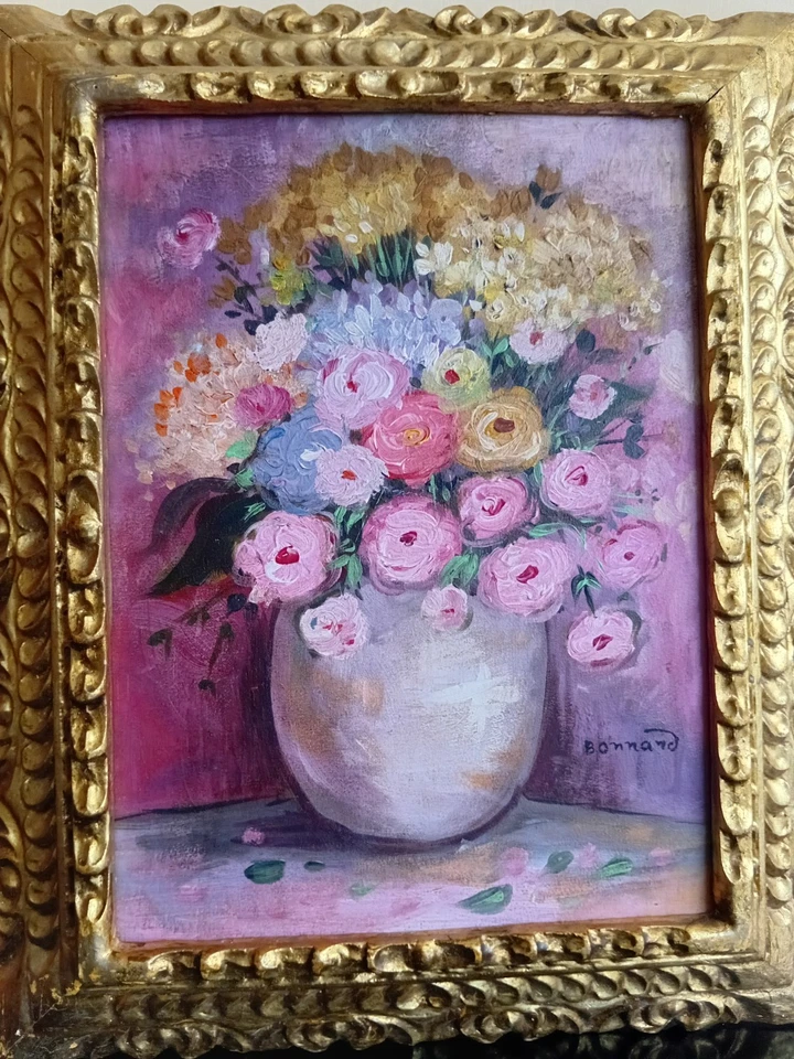 皮尔·邦纳德 - 油画 - 签名 - 带框。 — 第 3/4 张图片