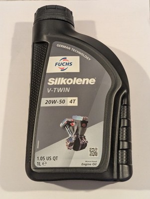 Fuchs Silkolene V-TWIN 20W-50 Motorcycle Engine Oil Perfect for Harley Davidson!
