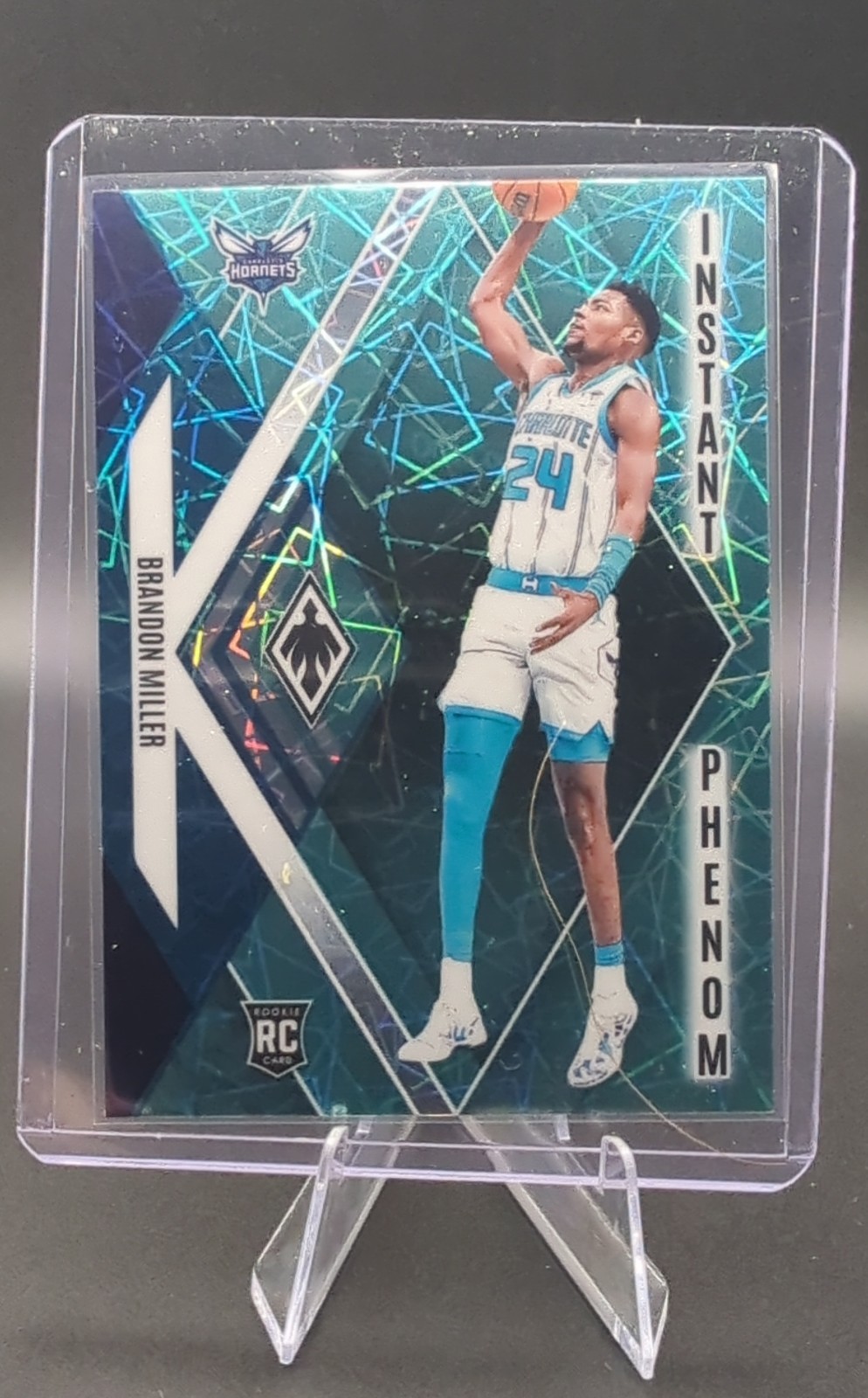 2023-24 Panini Phoenix - Instant Phenom Brandon Miller #24 Teal Lazer (RC)