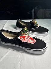Vans Black And Floral Tongue still in box 