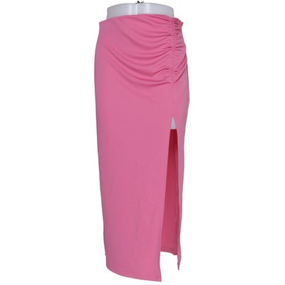 Gina Tricot, Rock, Größe: L, Pink, Elasthan/Polyester, Einfarbig, Damen #gFu