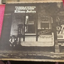 ELTON JOHN TUMBLEWEEED CONNECTION JAPANESE DJM LP RED VINYL RECORD INSERT G/FOLD