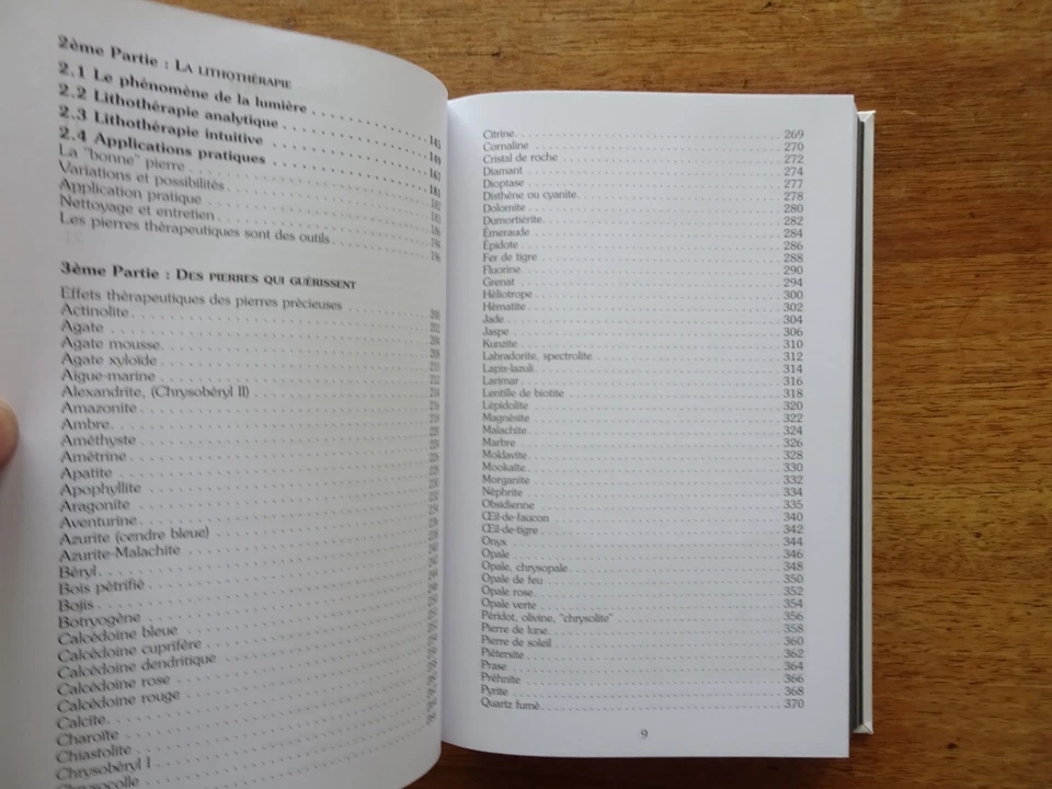 MANUEL DE LITHOTHERAPIE ou l'art du bien-être avec les pierres, 2022 - Photo 4/4