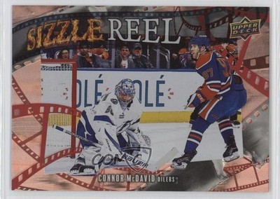 2025-26 Upper Deck Series 1 Sizzle Reel Red 147/199 Connor McDavid #SR-15 o7m
