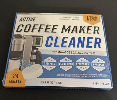 Coffee Machine Cleaner Descaler Tablets -24 Count, Compatible With Nespresso New